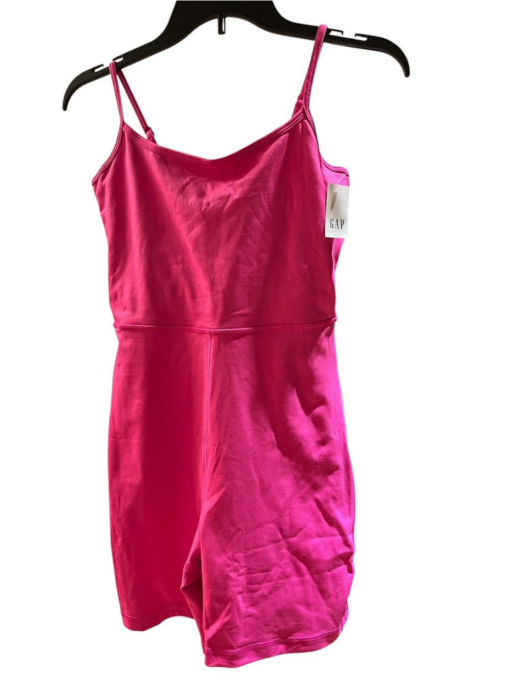 NWT Gap shorts bodysuit bright pink